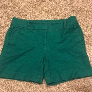 Ann Taylor green shorts size 4